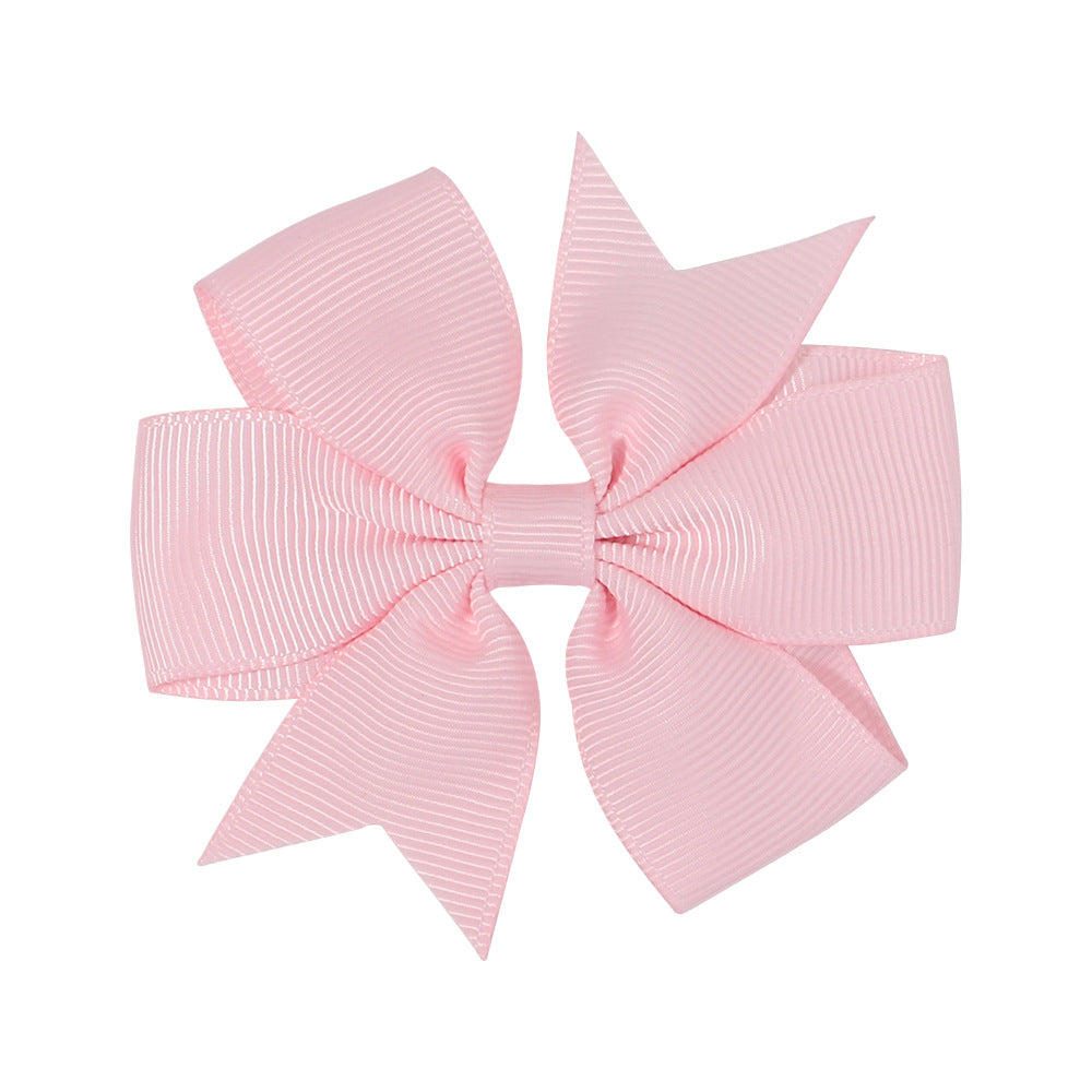 Handmade V Bow Hair Clip Hair Accessory Kids Head Accessory 564