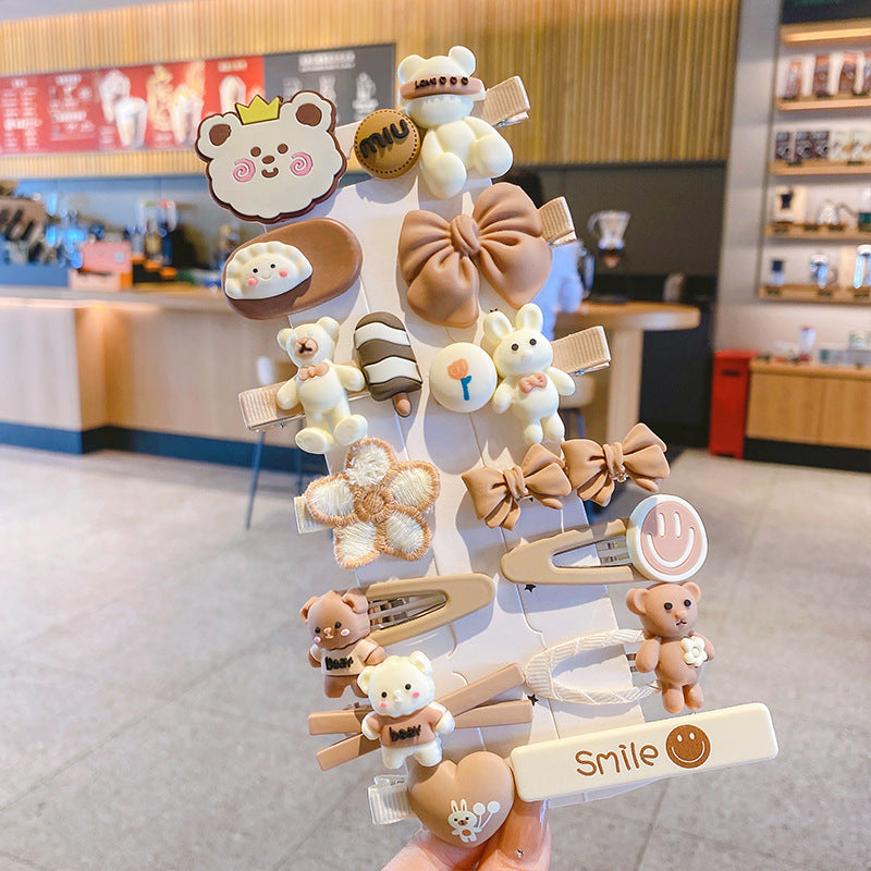 Kids Hair Clip Cute Hairpin Bangs BB Clip Head Accessory Bow Hair Accessory