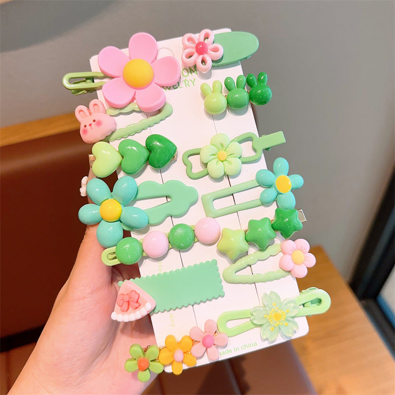 Kids Hair Clip Flower Hair Tie Hair Accessory Elastic Band Girl Headband Hairpin