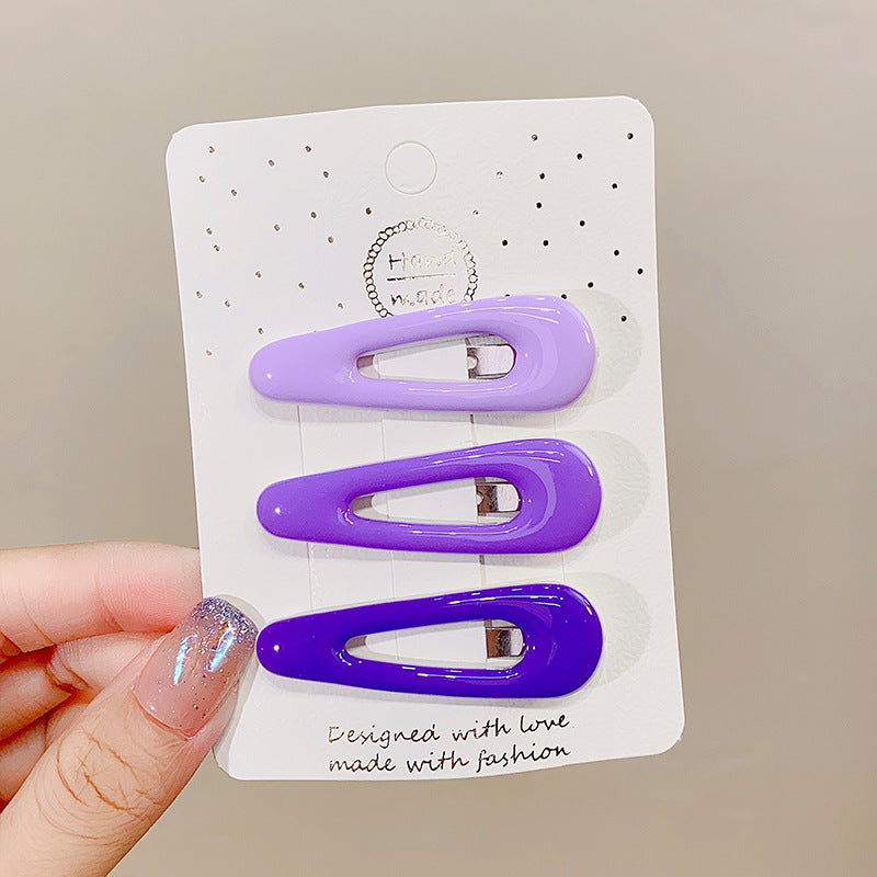 Hair Clip Side Bangs Hair Clip Heart BB Clip Kids Hairpin Head Accessory