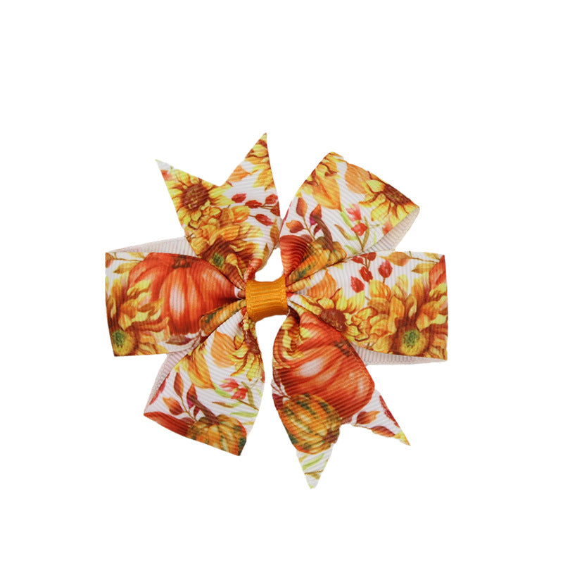 Kids Bow Hair Clip Cute Head Accessory