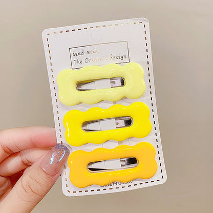 Hair Clip Side Bangs Hair Clip Heart BB Clip Kids Hairpin Head Accessory