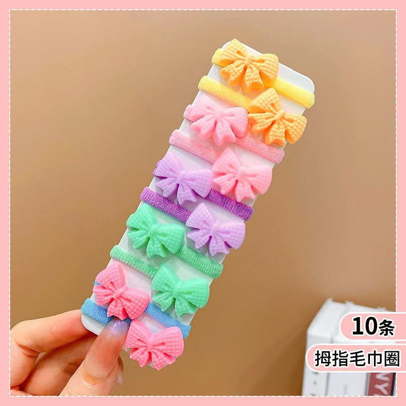 Kids Hair Tie Elastic Band Gentle on Hair Cute Headband Hair Accessory Hair Accessory 1-3