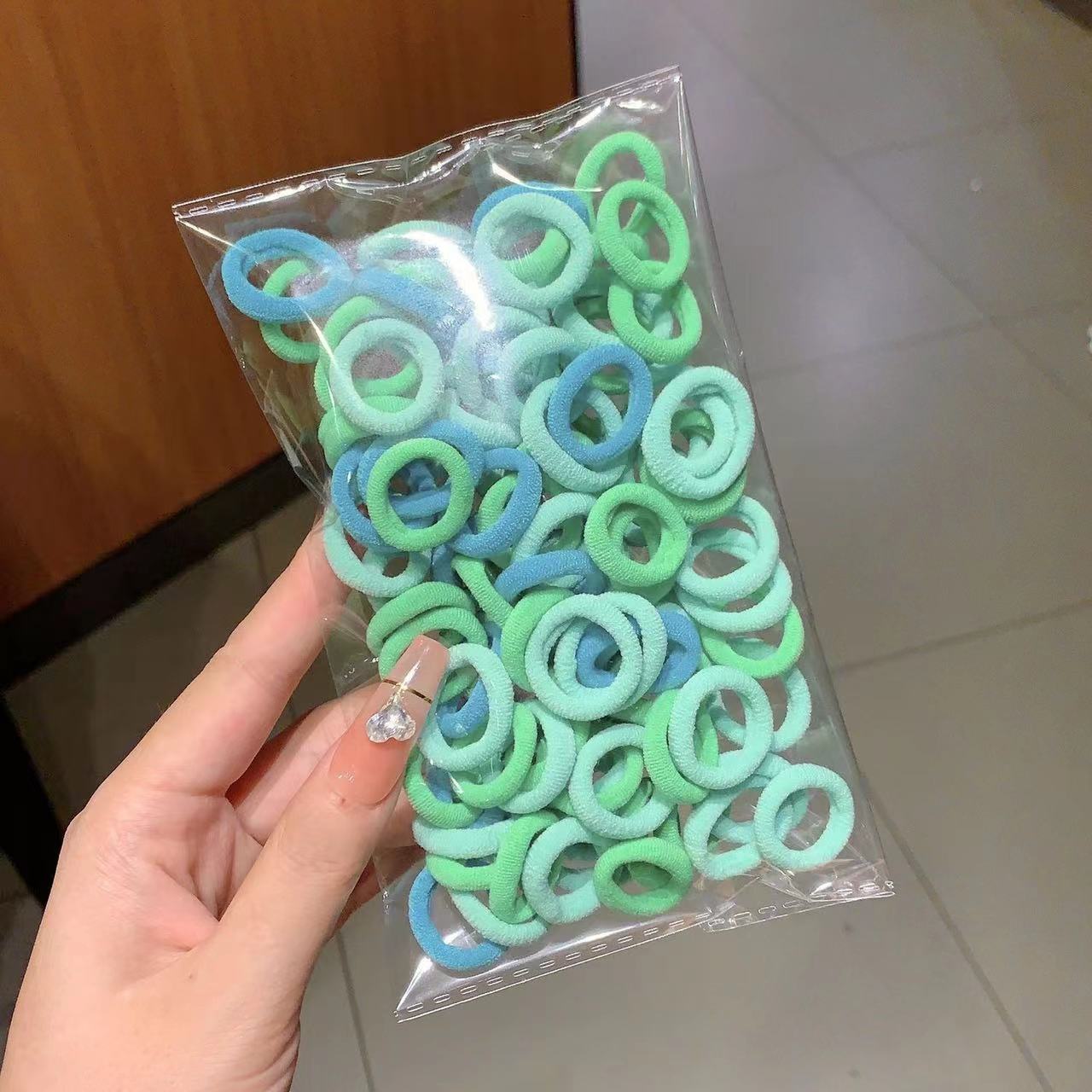 Hair Tie High Elasticity Kids Towel Ring Gentle on Hair Elastic Band Headband Hair Accessory 100