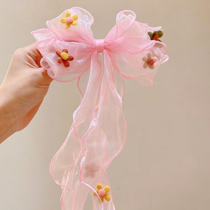 Kids Hair Band Girl Bow Braiding Hair Clip Head Accessory Hairpin Hair Accessory