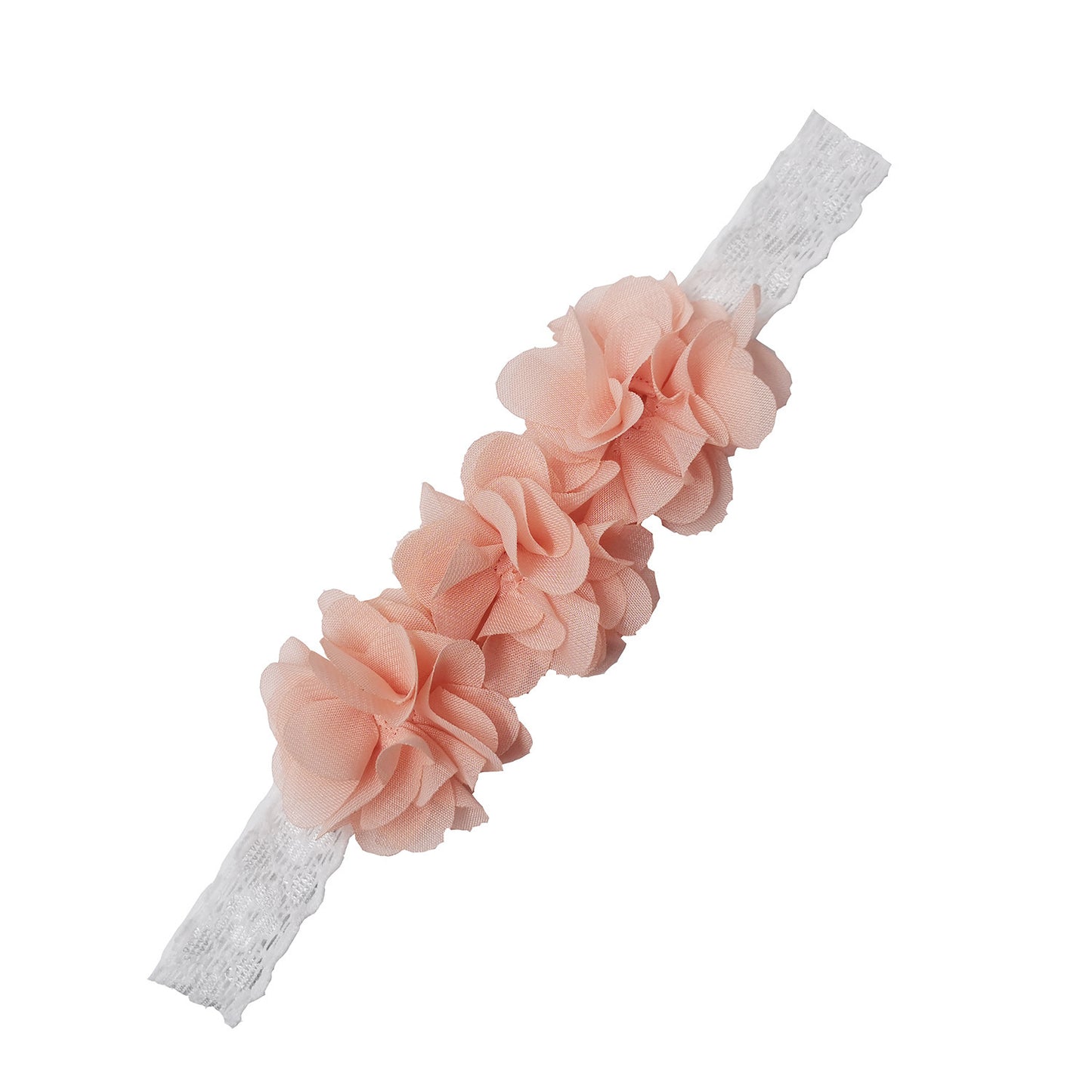 Kids Hair Band Handmade 3 Pearl Headband Head Accessory Elastic Hair Band