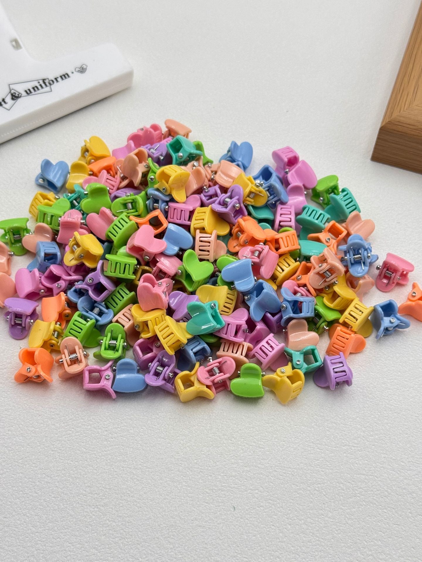 Colorful Kids Hairpin Clip Head Accessory Flyaway Hair Hair Clip Girl Bangs Braiding Mini Hair Clip Hair Accessory