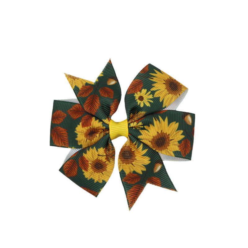 Kids Bow Hair Clip Cute Head Accessory