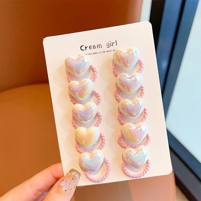 Kids Hair Tie Hair Tie Colorful Elastic Band Headband Cute Head Accessory