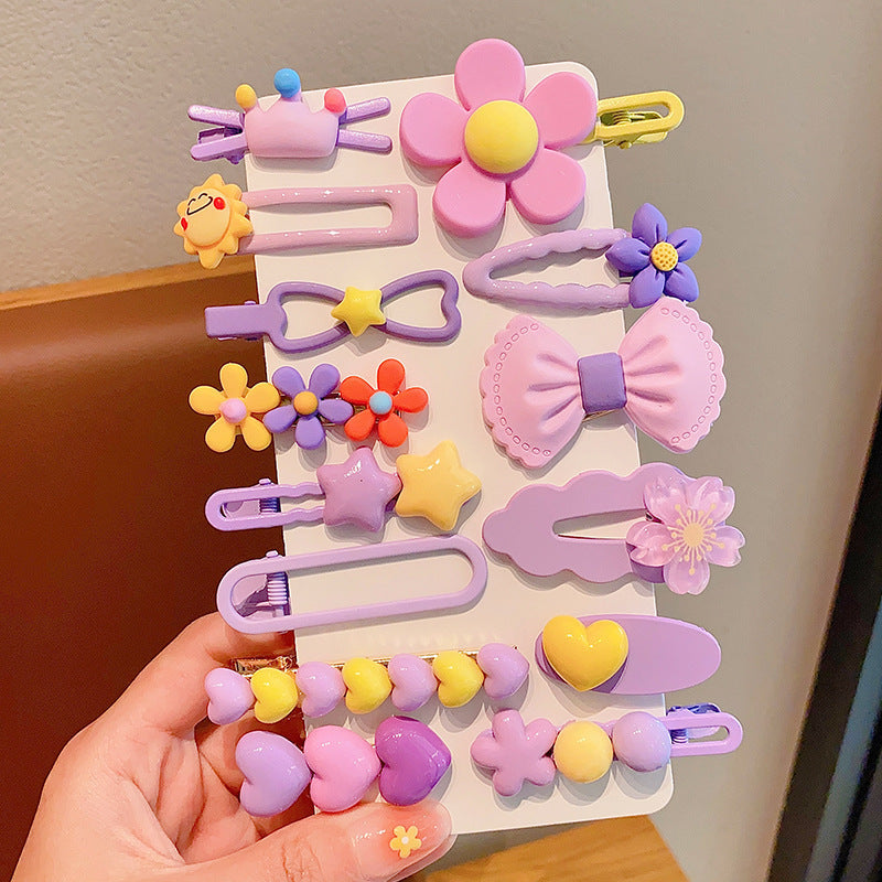 Kids Hair Clip Cute Hairpin Bangs BB Clip Head Accessory Bow Hair Accessory