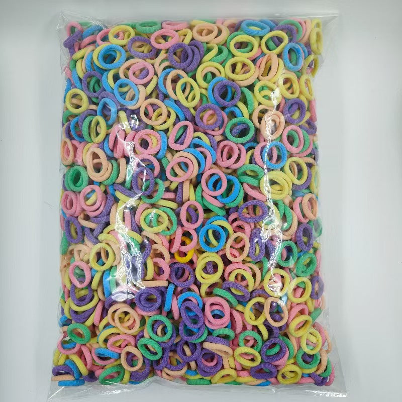 Kids Hair Tie Elastic Band Nylon Colorful Hair Accessory