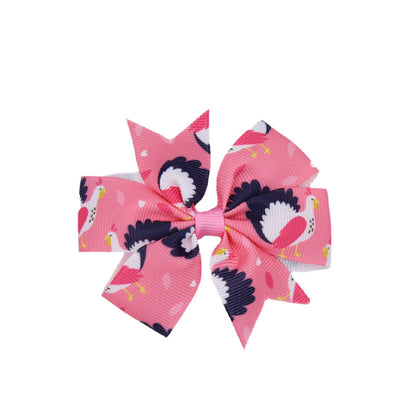 Kids Bow Hair Clip Cute Head Accessory