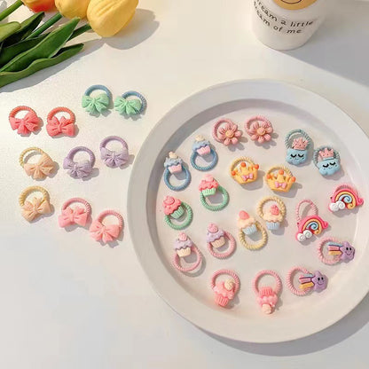 Kids Hair Accessory Cute Headband Elastic Band Hair Tie Hair Tie