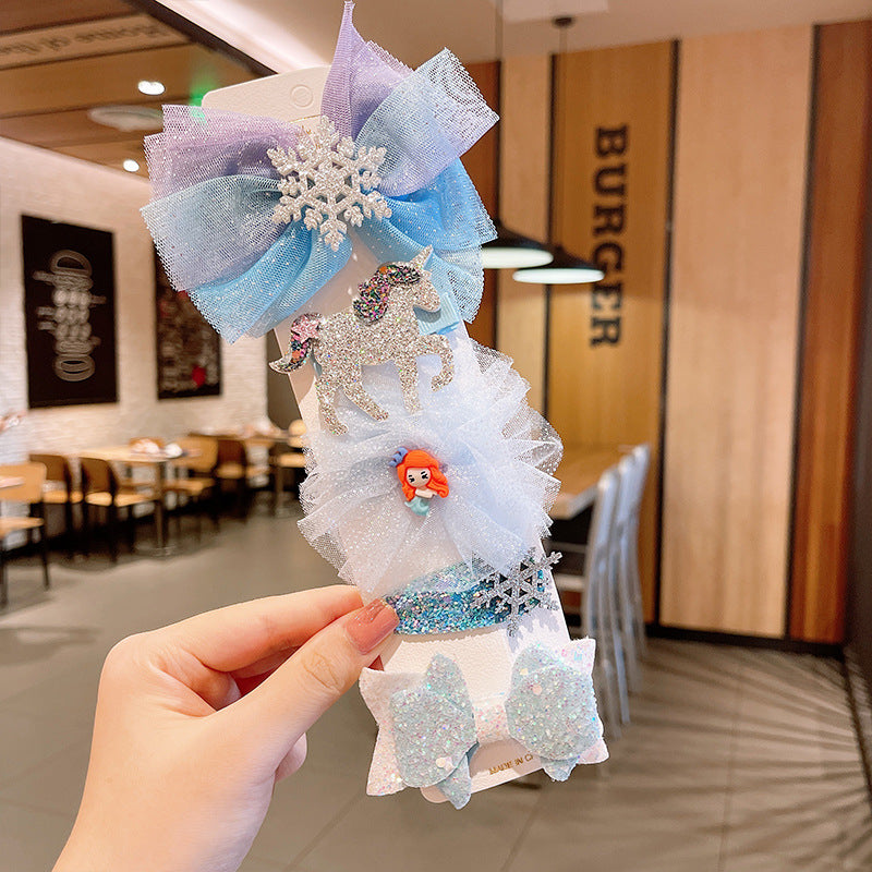 Kids Hair Clip Hairpin Cute Girl Head Accessory BB Flyaway Hair Bangs Clip