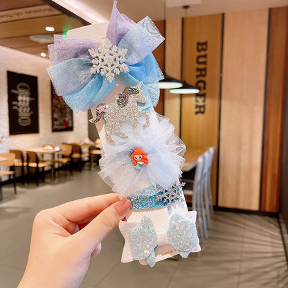 Kids Hair Clip Hairpin Cute Girl Head Accessory BB Flyaway Hair Bangs Clip