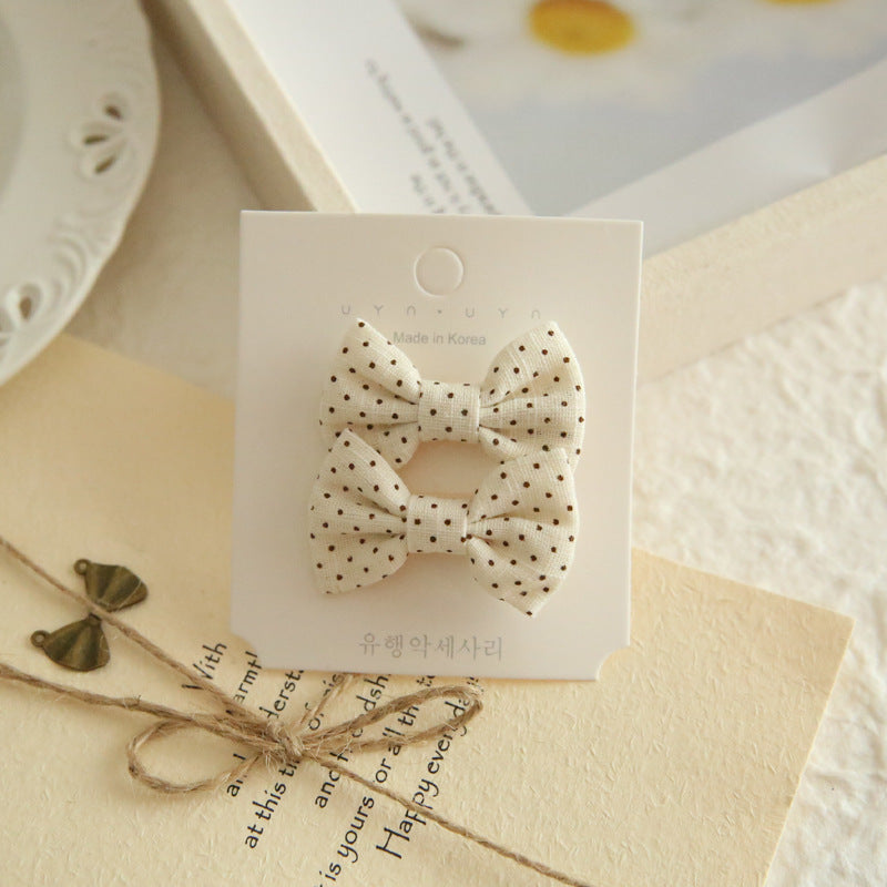 A172 Kids Head Accessory Hair Accessory INS Bow Hair Clip 1