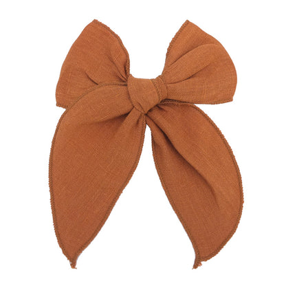 Bow Hair Clip Fabric Hairpin Hair Accessory
