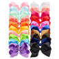 Kids Hair Clip Bow Head Accessory 4 Side Clip