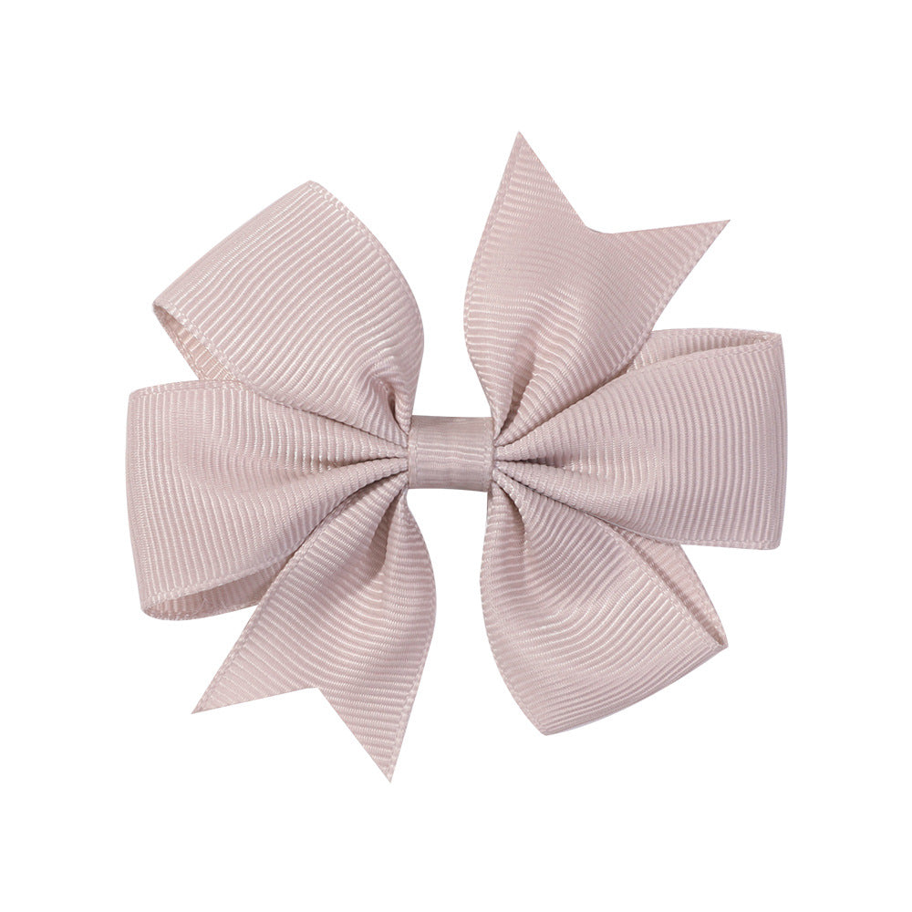 Handmade V Bow Hair Clip Hair Accessory Kids Head Accessory 564