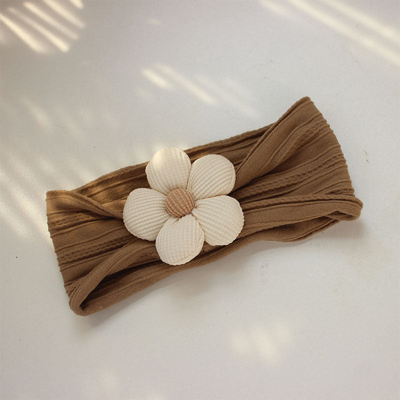 Baby Hair Band Flower Head Accessory