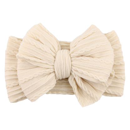 Kids Hair Band Baby Nylon Elastic Headband Bow Hair Accessory