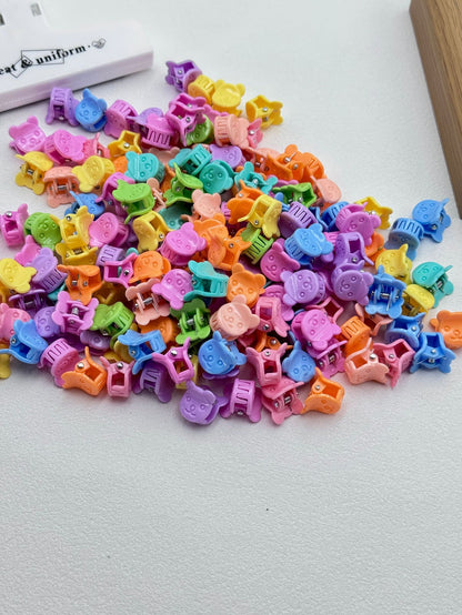 Colorful Kids Hairpin Clip Head Accessory Flyaway Hair Hair Clip Girl Bangs Braiding Mini Hair Clip Hair Accessory