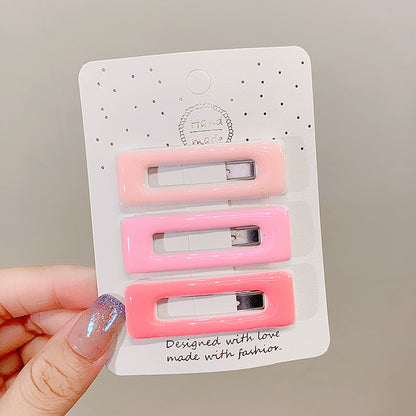 Hair Clip Side Bangs Hair Clip Heart BB Clip Kids Hairpin Head Accessory