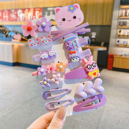 Kids Hair Clip Cute Hairpin Bangs BB Clip Head Accessory Bow Hair Accessory