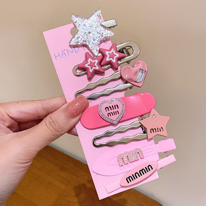 Kids Hair Clip Cute Hairpin Bangs BB Clip Head Accessory Bow Hair Accessory