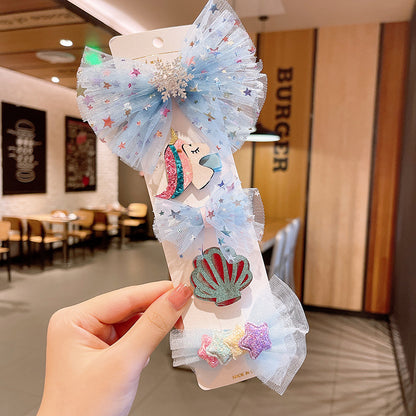 Kids Hair Clip Hairpin Cute Girl Head Accessory BB Flyaway Hair Bangs Clip