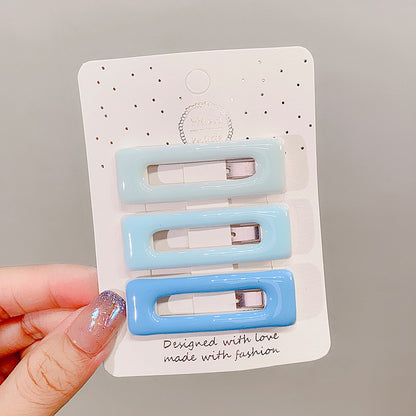 Hair Clip Side Bangs Hair Clip Heart BB Clip Kids Hairpin Head Accessory