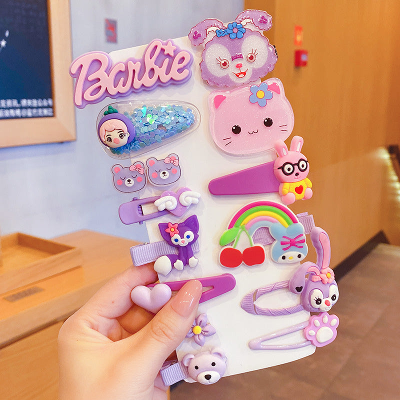 Kids Hair Clip Cute Hairpin Bangs BB Clip Head Accessory Bow Hair Accessory