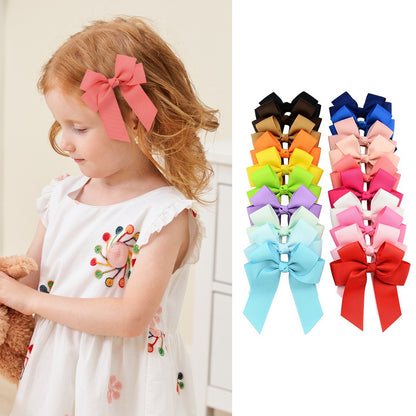 617 Handmade Bow Kids Hair Clip Hair Accessory