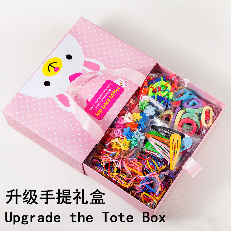 Kids Head Accessory Hair Clip Hairpin Set Hair Tie Girl Side Clip Hair Accessory Hair Tie