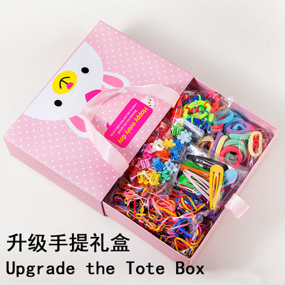 Kids Head Accessory Hair Clip Hairpin Set Hair Tie Girl Side Clip Hair Accessory Hair Tie