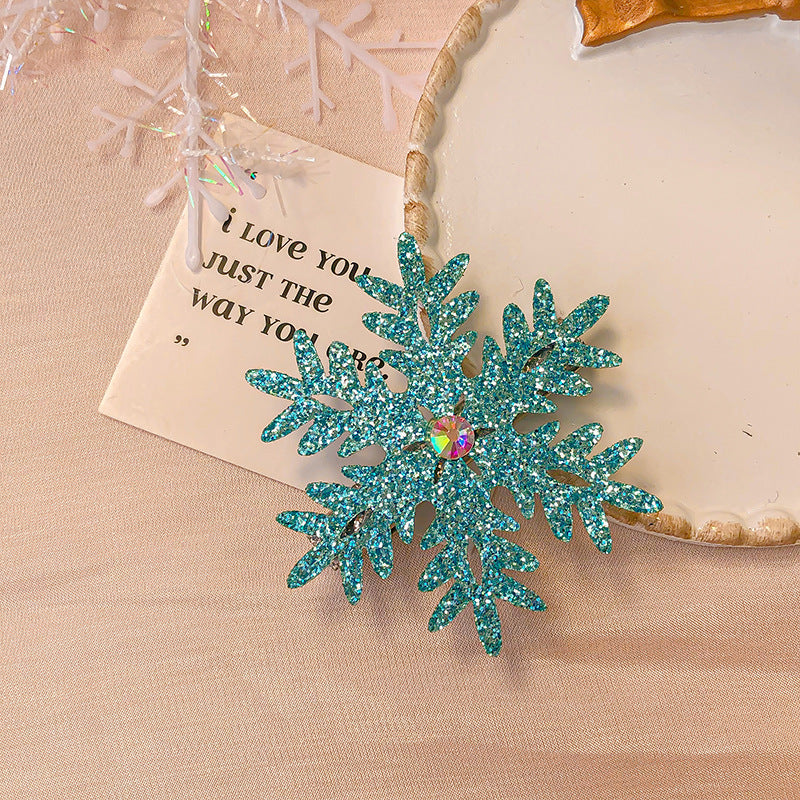 Kids Hair Clip Head Accessory 2024 Crystal Side Clip Hair Accessory