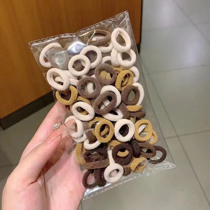 Hair Tie High Elasticity Kids Towel Ring Gentle on Hair Elastic Band Headband Hair Accessory 100