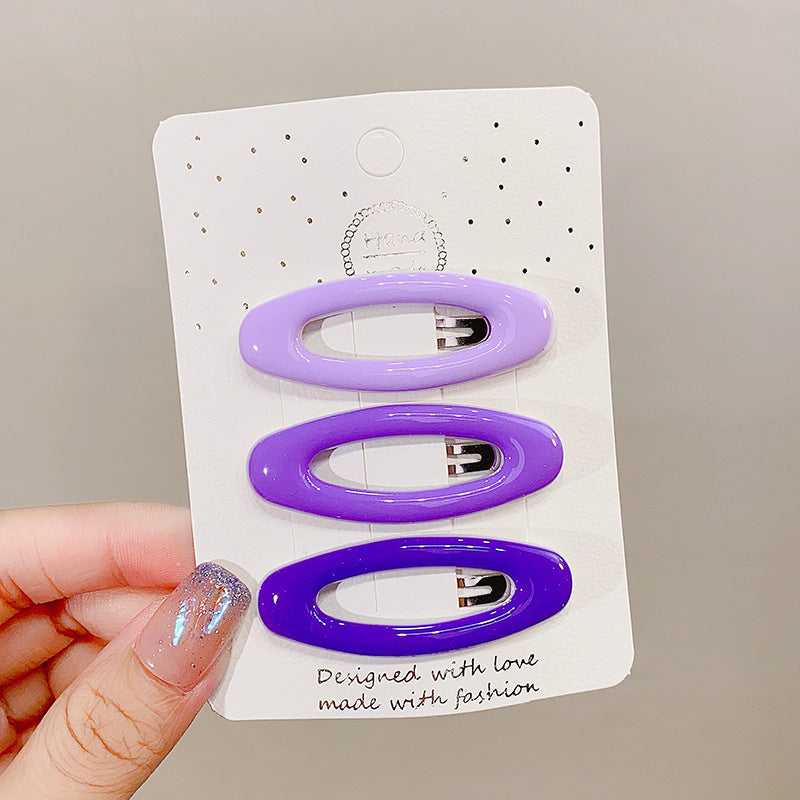 Hair Clip Side Bangs Hair Clip Heart BB Clip Kids Hairpin Head Accessory