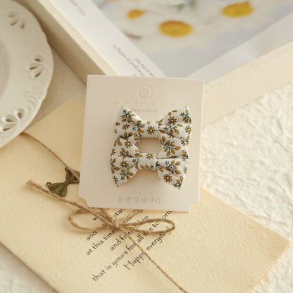 A172 Kids Head Accessory Hair Accessory INS Bow Hair Clip 1