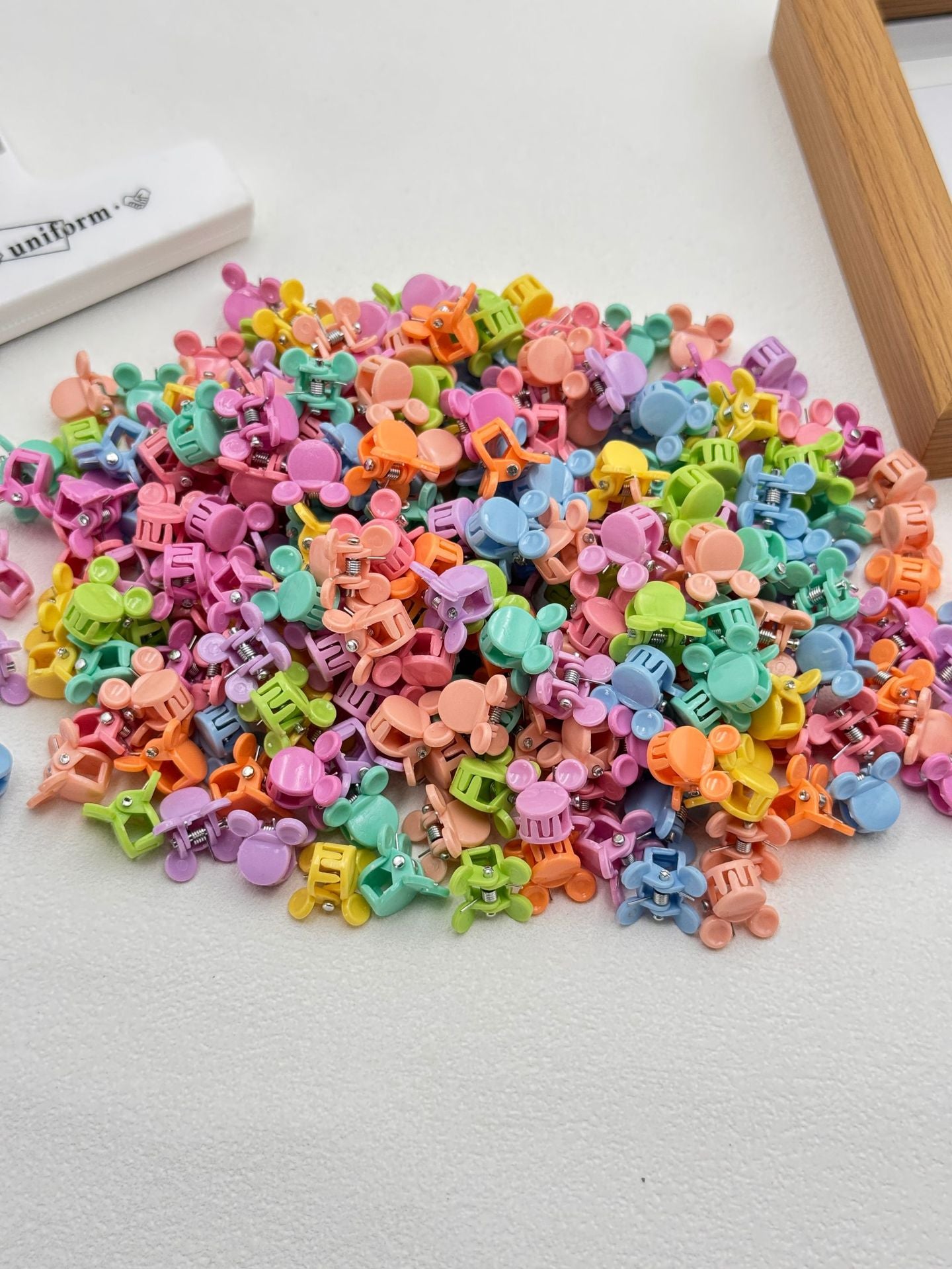 Colorful Kids Hairpin Clip Head Accessory Flyaway Hair Hair Clip Girl Bangs Braiding Mini Hair Clip Hair Accessory