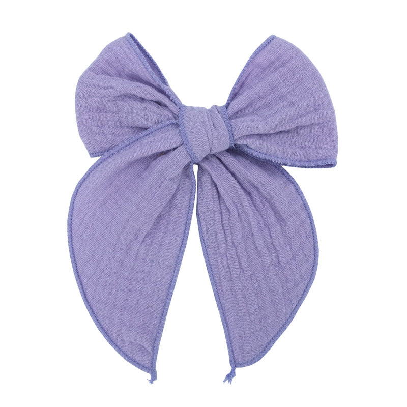 Bow Hair Clip Fabric Hairpin Hair Accessory