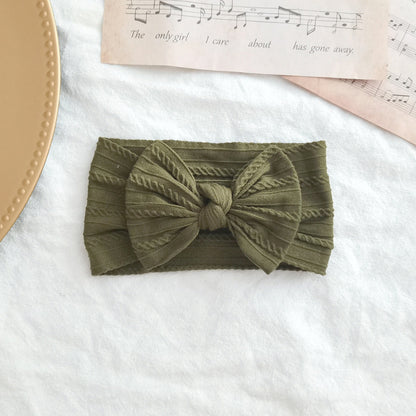 Elastic Nylon Hair Band Bow Baby Head Accessory Hair Accessory