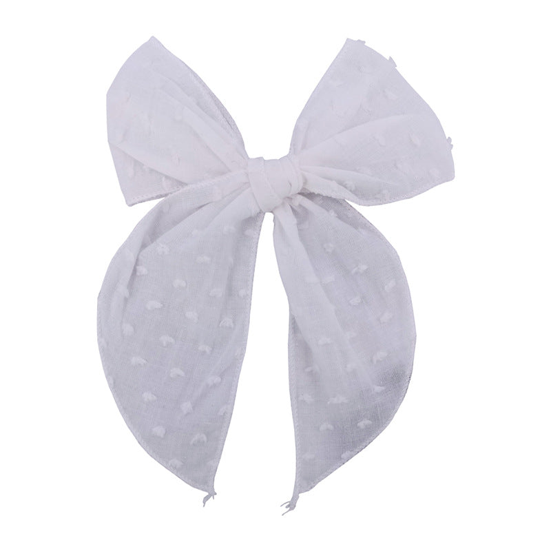 Bow Hair Clip Fabric Hairpin Hair Accessory