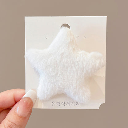 Bangs Clip Kids Flyaway Hair Head Accessory Cute Star