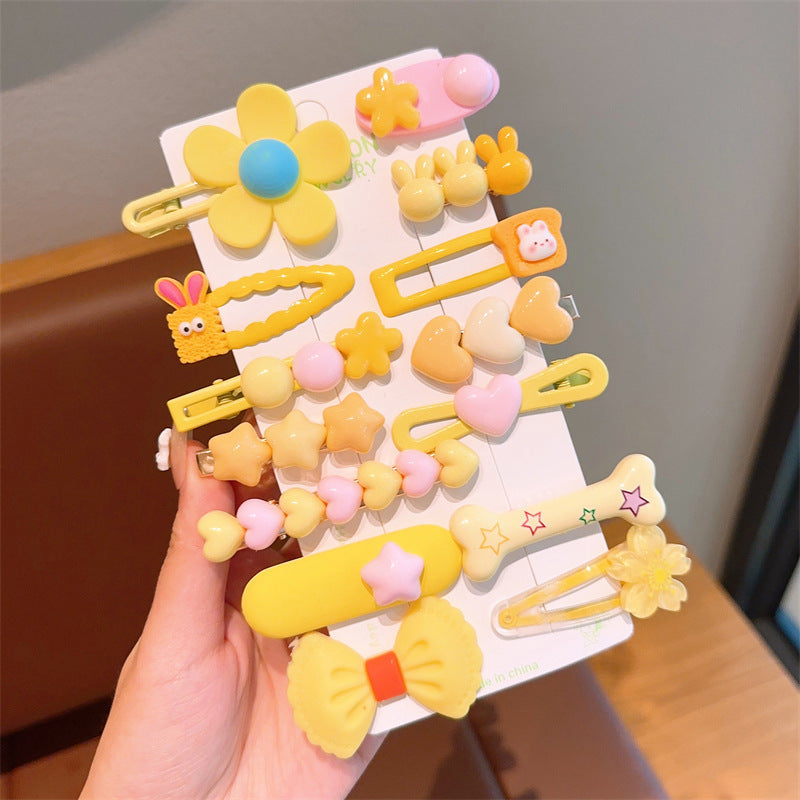 Kids Hair Clip Flower Hair Tie Hair Accessory Elastic Band Girl Headband Hairpin