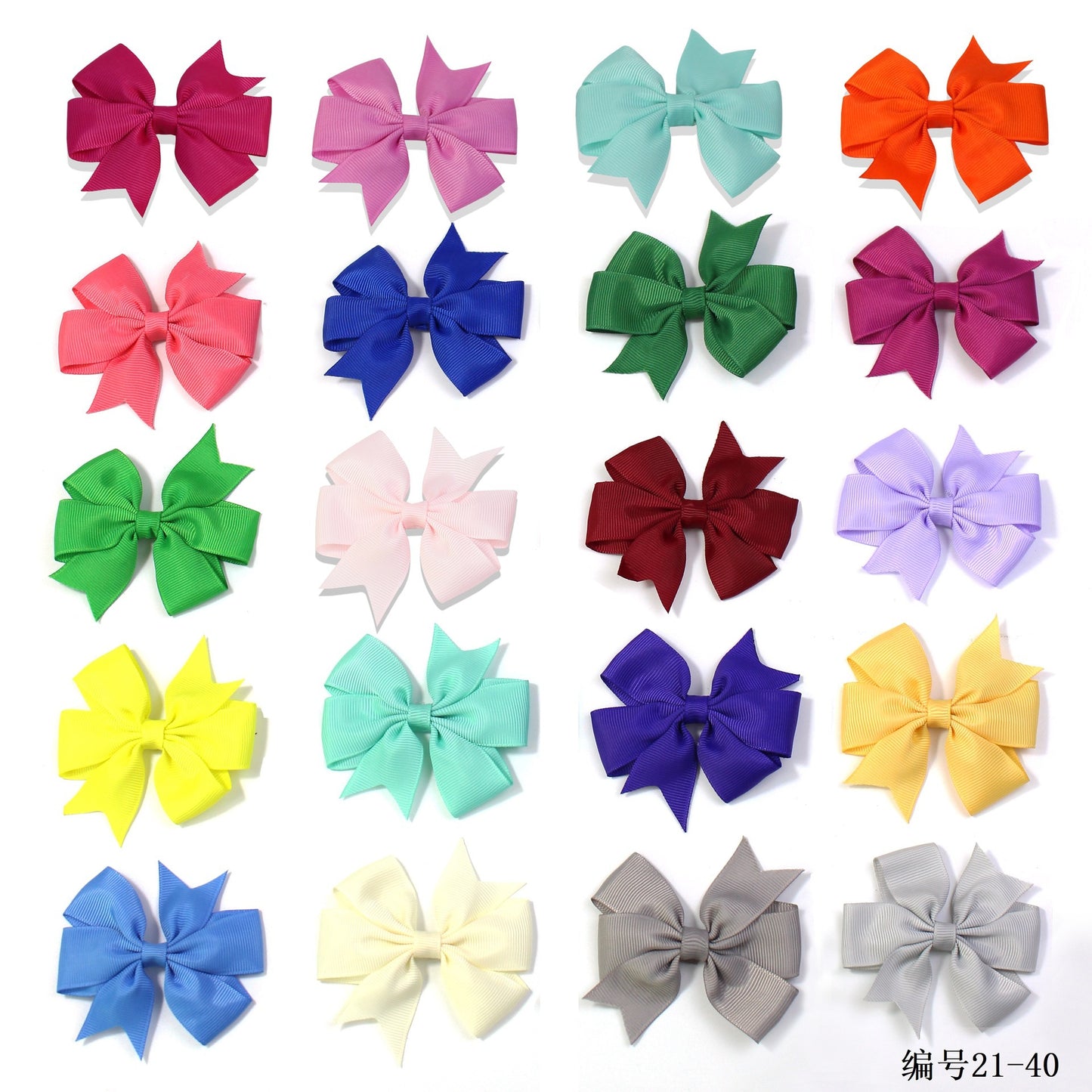 Handmade v Bow Hair Clip Hair Accessory Kids Head Accessory