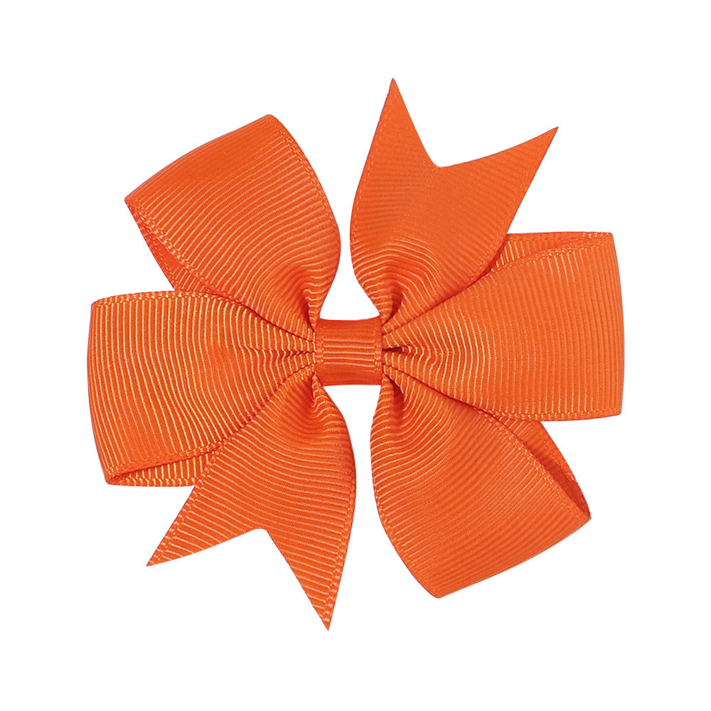 Handmade V Bow Hair Clip Hair Accessory Kids Head Accessory 564