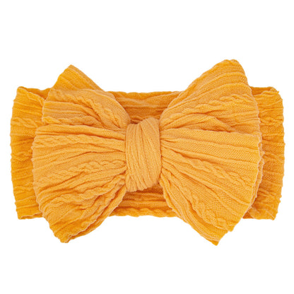 Kids Hair Band Baby Nylon Elastic Headband Bow Hair Accessory