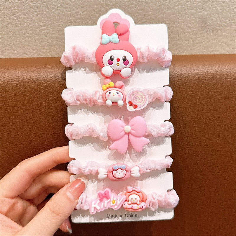 Kids Hair Clip Flower Hair Tie Hair Accessory Elastic Band Girl Headband Hairpin