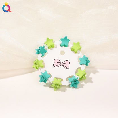 Mini Hair Clip Kids Hair Clip Colorful Braiding Bangs Flyaway Hair Hair Accessory